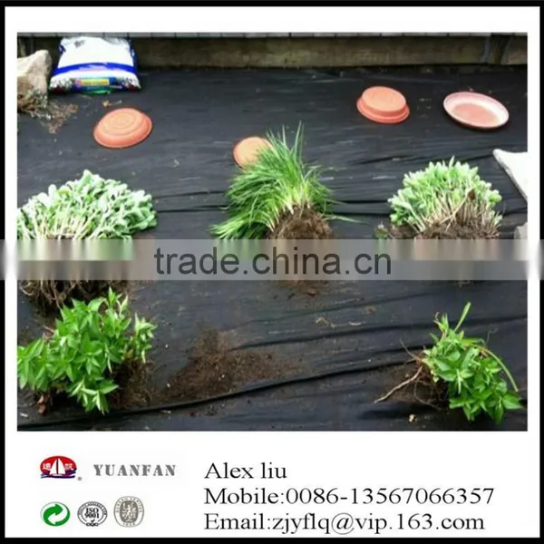 Black Non Woven Weed Mat Used for Destroying the Weeds photo-6