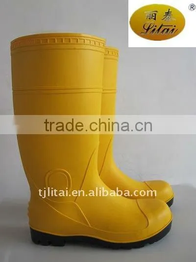 2015 HOT Rain Safety Work Shoes Boots,PVC Mining Safety Boots With Steel Toe photo-2