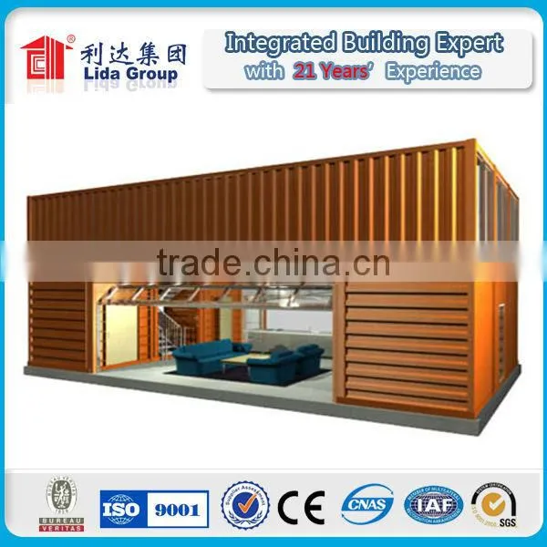 Sri Lanka Shipping Container Homes for Sale/prefabricated Wooden Appearance Container House Building photo-2