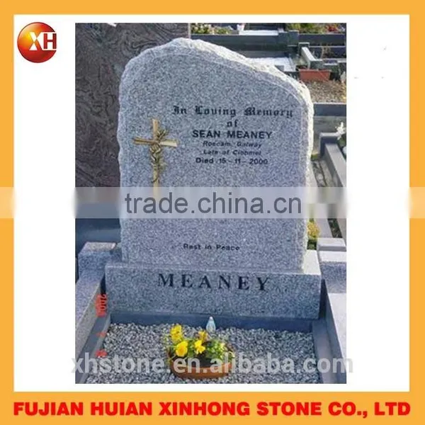 Red Stone Custom-made Gravestone Upright Tombstone Headstone Memori photo-6