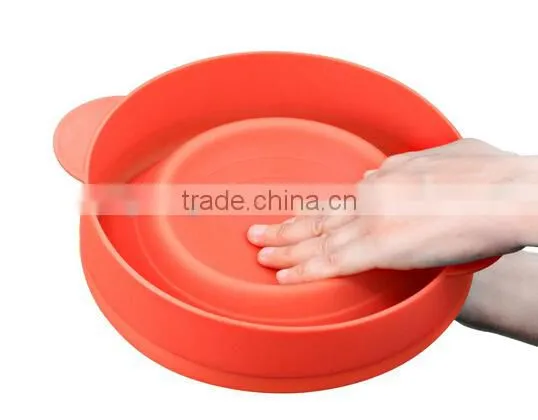 Collapsible Silicone Popcorn Popper,Microwaveable Silicone Popcorn Bucket photo-5