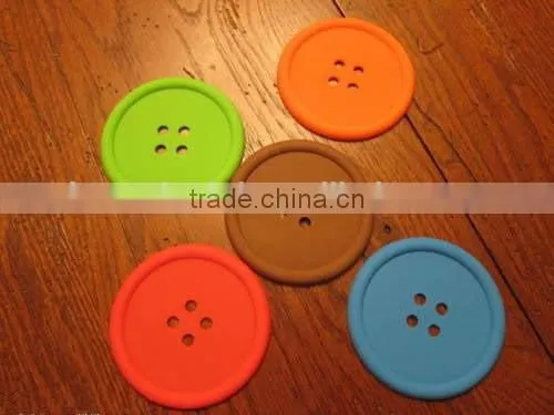Silicone Fastener Coaster,fastener Cup Coaster for Home photo-6