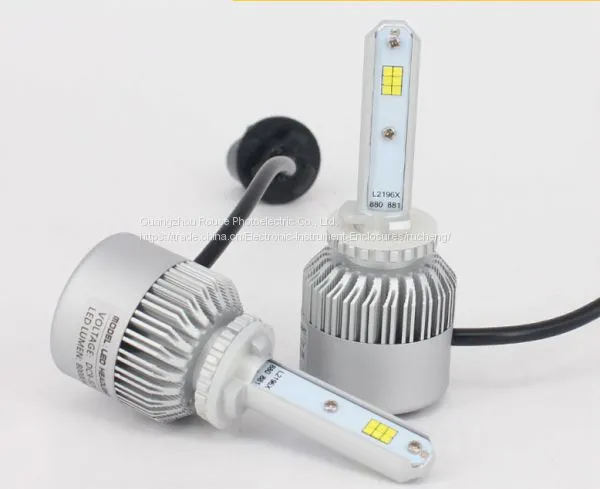 Led Headlight s2 880 881 Csp Led Car Headlight 72w 8000lm Led Headlamp Led Headlight Bulb photo-3