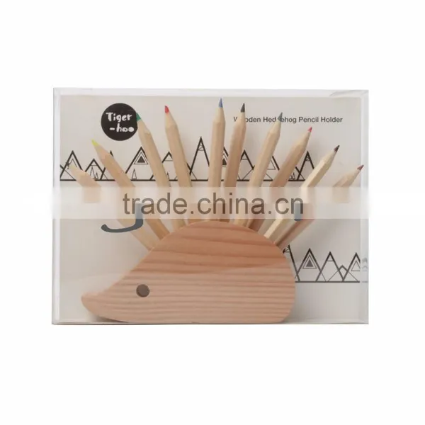 New Decorative Fancy Hedgehog Shaped Desk Pen Holder photo-5