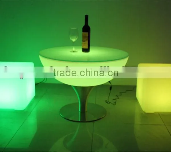 Durable High Quality PE Spa Ledlight up LED Coffee Table photo-6