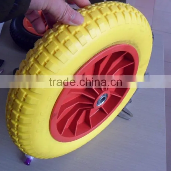 Flat Free Tire pu Wheel 13*3 /3.00-8 photo-5