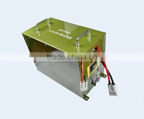 High Capacity Li-ion LiFePO4 24V 100Ah Battery Pack With Smart BMS