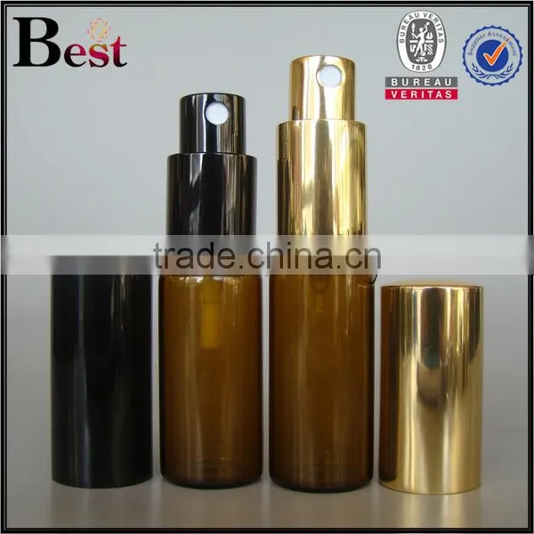 Shanghai Best 20ml Perfume Spray Bottle Amber Color Perfume Spray Bottle Round Shape Glass Spray Perfume Bottle 20ml photo-4