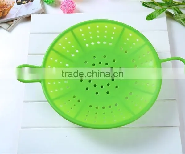 Kitchen Tools Silicone Steaming Rack Steamer Microwave Oven Drain Rack photo-3