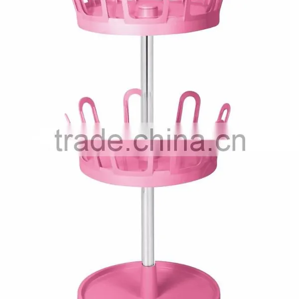Swivel ABS Slippers Rack, 2-tier Waterproof Shoe Rack,round Shoe Rack photo-3