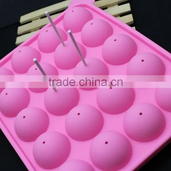 Lollipop Silicone Fondant Mold 20 Holes Chocolate Mold photo-2