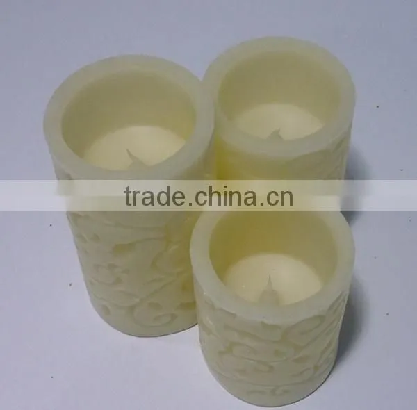 High Quality Carved LED Candle Set photo-2