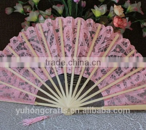Factory Price Wholesale Wedding Lace Fan photo-2