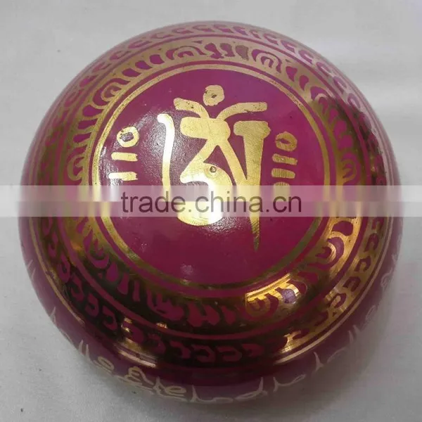 Best Selling Symbolic Colored Tibetan Healing Meditation Singing Bowl photo-5