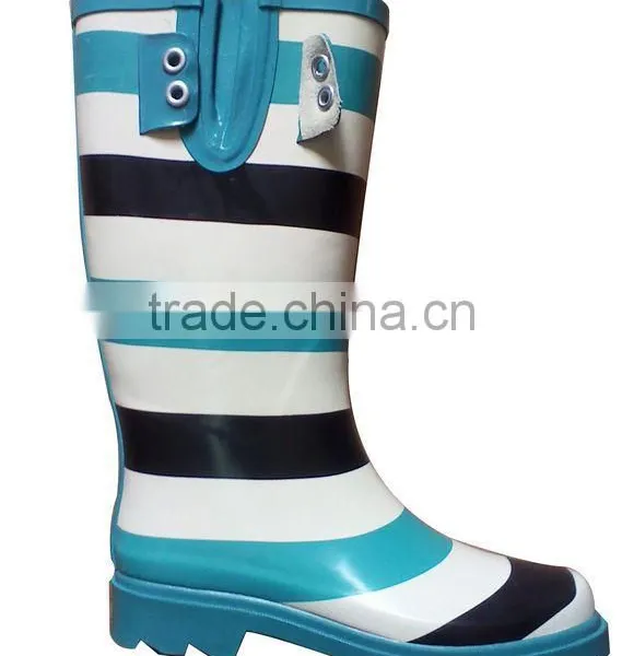 High Heels Women Rubber Rain Boots photo-6