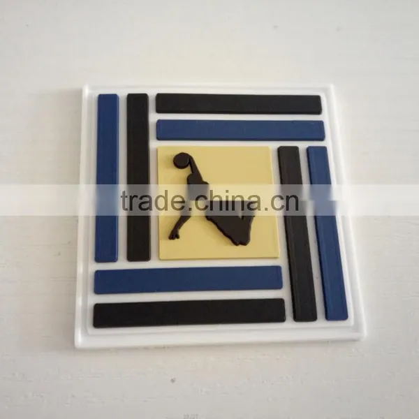 2016 China Factory Facny Custom Embossed Rubber Patches for Bags photo-2