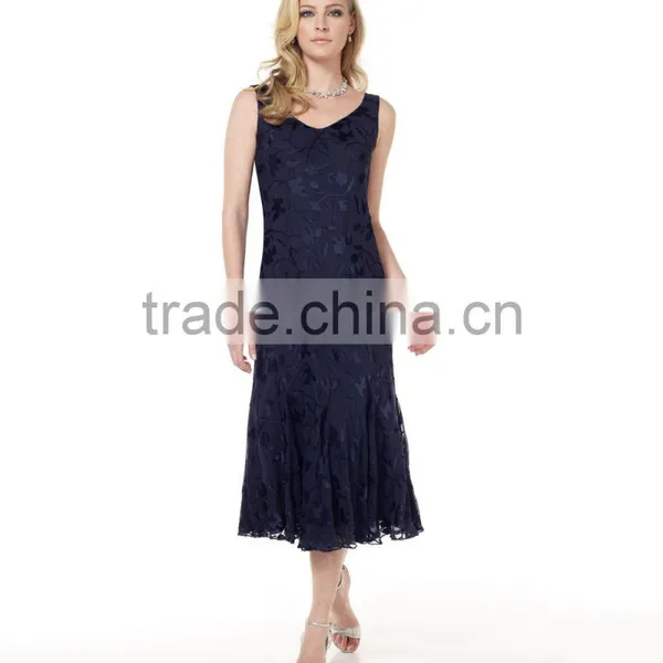 Formal Long Sleeve Knee Length Plus Size Dress photo-4