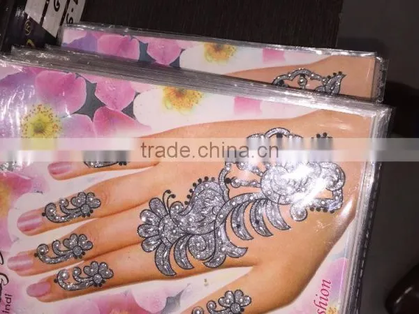 HAND Crystal Sticker TATTOO Carnival photo-2