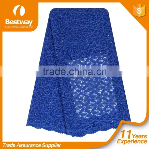 Heavy Lace Swiss Cotton Lace With Embriodery SL0402-6 photo-3