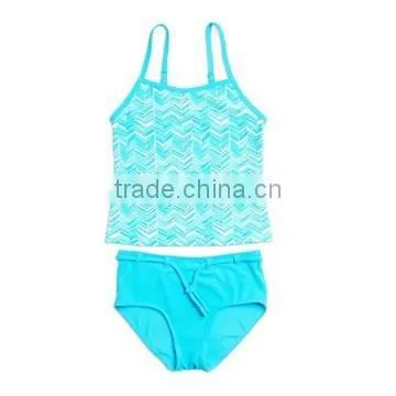 Full Printing With Hearts Pretty Lovely Girl Swimwear Swim Suit photo-2