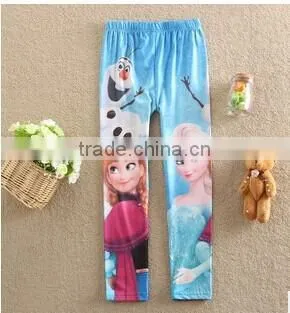2015 Wholesale Fancy Elsa Frozen Pants for Girls photo-2