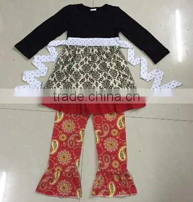 Easter Day New Arrival! Girls Holiday Remake Ruffle Outfits Baby Girl Outfit Kids Clothing Baby Girl Cute Spring Outfits photo-4