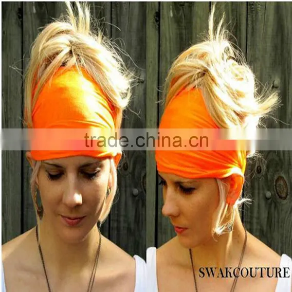 High Quality Wide Cotton Headbands ,Elastic Headband photo-3