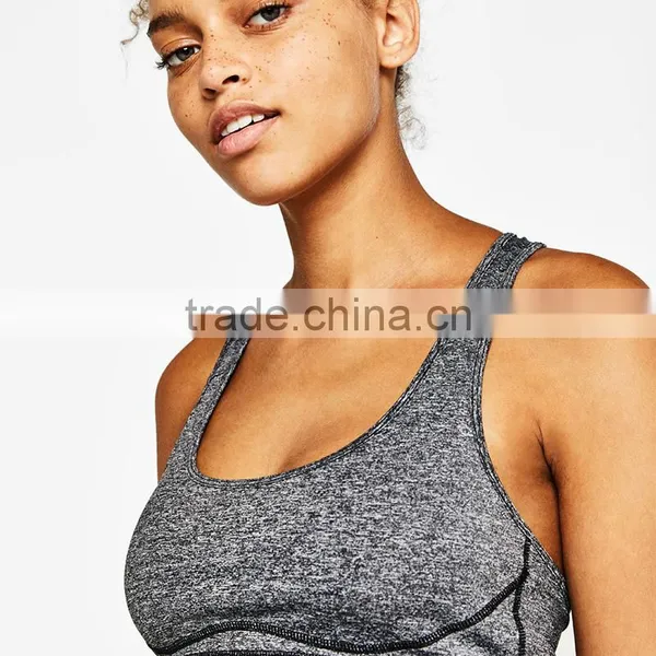 New Technical Top With Slogan Women's Black Racerback Sports Tank Tops photo-5