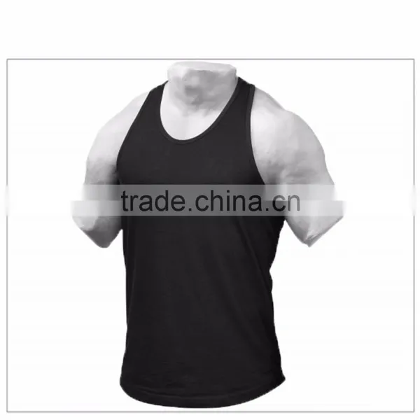Factory Wholesale Stringer Tank Top Mens Gym Tank Top Best Vest For Men photo-5