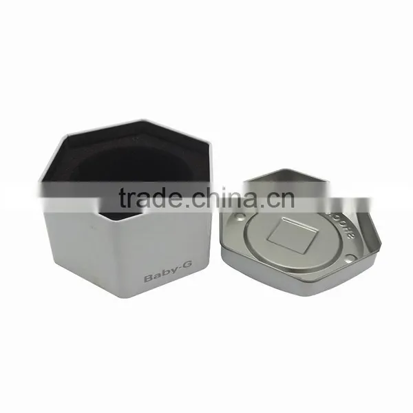 Factory Direct Sales Tinplate Watch Box Packaging Cans Children Watches Packing Box Exquisite Gift Tin Can be Customized photo-3