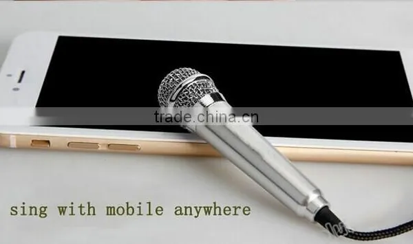 Factory Oem Good Quality Mobile Phone Microphone , Wired Mobile Phone Microphone for Mobile Phone Sing Song photo-3
