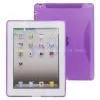 Good Quality Fashionable Design Colorful Translucent Fingerprint Pattern Silicon Case Cover for IPad 2 3 4