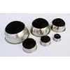 Stainless Mixing Bowl,3pce Silicone Black Mixing Bowl photo-3