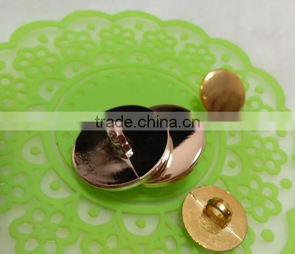 Fashion Good Quality Plastic Button With Leg Gold Covered Button for Coats photo-4