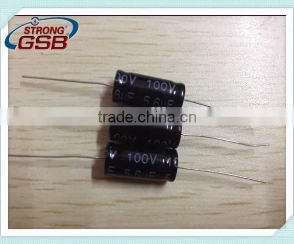 Horizontal Capacitor 5.6UF100Valuminum Electrolytic Capacitor Inventory Hot Sell High Quality photo-3