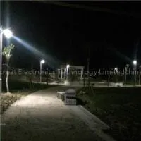 Solar Powered LED Yard Light In Park Outside Garden Solar Lighting