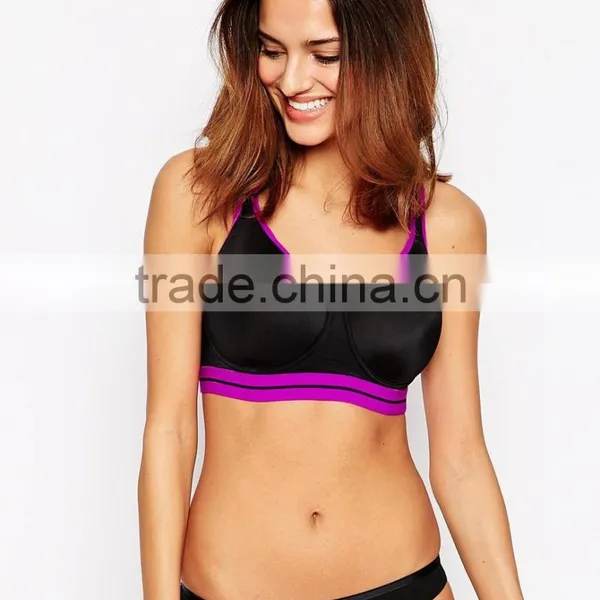 Custom Sexy Young Ladies Designer Sports Bra,Bodybuilding Sexy Sports Bra for Women photo-2