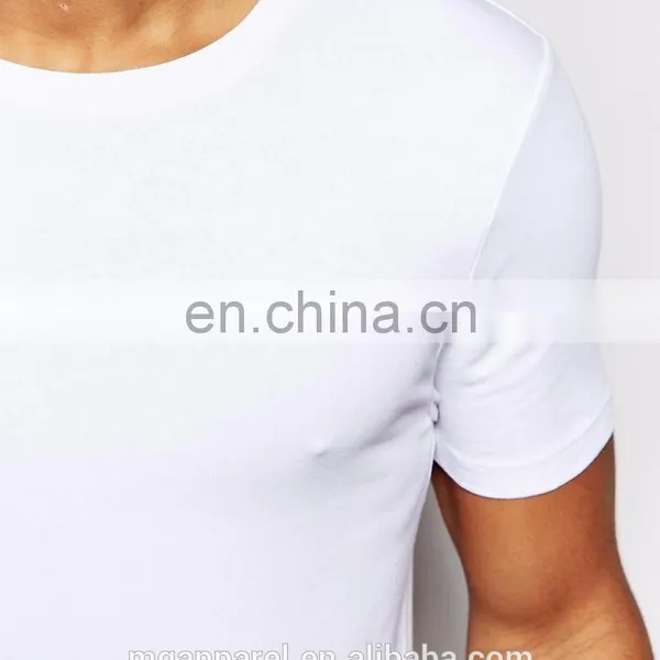High Quality Blank T-shirt Round Neck Plain White T Shirt for Men photo-4