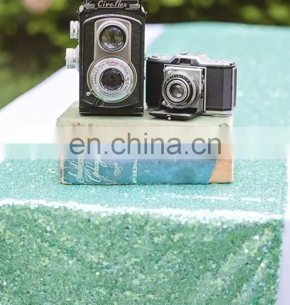 Elegant Shiny Sequins Custom Table Runner photo-3