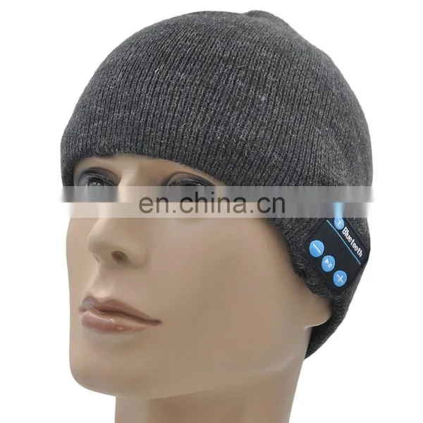 Bluetooth Wireless Headphones Speaker Unisex Unique Christmas Tech Gifts Beanie Hat Running Beanie Hat Knitted Beanie Hat photo-4