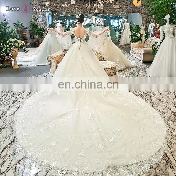 Gt905 Applique Pattern Bridal Gown Factory Chaozhou Puffy Ball Gowns Bridal Gown