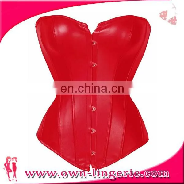 Wholesale Red Leather Corset Tops to Wear Out Corset Tops To Wear Out photo-3