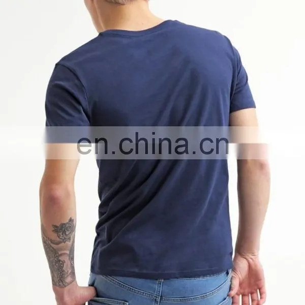 China Maufacturer Men Apparel Custom Tall t Shirts T-shirts Screen Printing in Front Wholesale photo-3