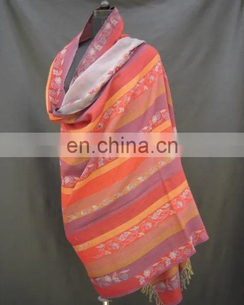 Wool Jacquard Shawls