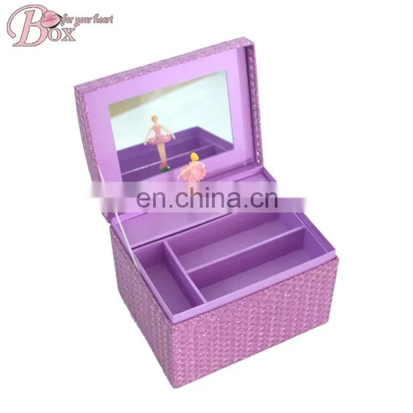 Newest Design Paper Cardboard Gift Music Box With a Dancing Ballerina photo-3