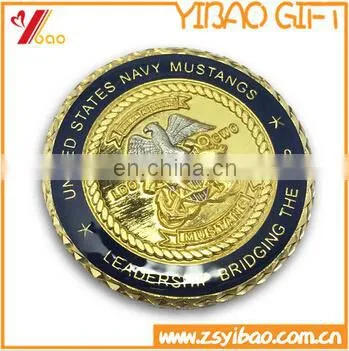 2015 Cheapest Seatile Metal Gold Coins With Antique Plated photo-2