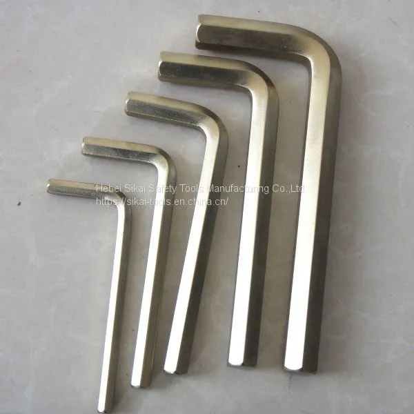 Non Sparking Hand Tools Al-Bronze Hex Key Wrench Spanner Al-Cu photo-2