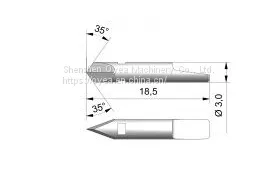 Zund Kiss Cut Blade: Z3 / 3910115,Esko Kiss Cut Blade: BLD-KC103 (i-103) / G42458323 photo-5