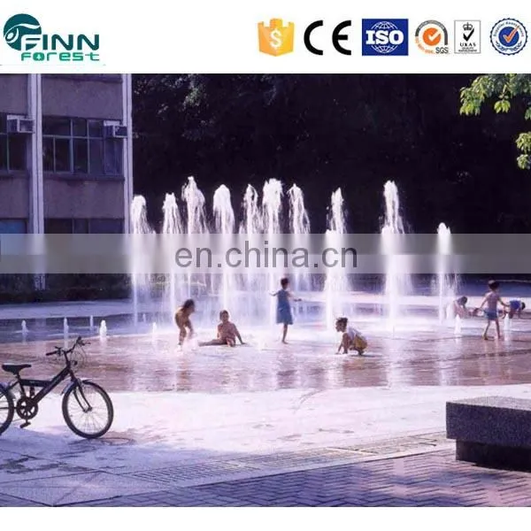 Outdoor Kid Playing Colorful Music Dancing Floor Fountain photo-2