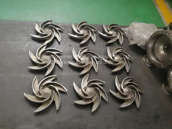 ANSI Process Pump Parts CD4M 316SS Material 100% Interchangeability With Goulds 3196 Impeller photo-5